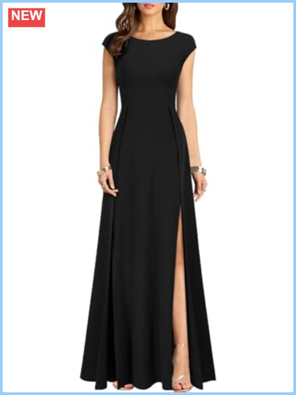 MUSHARE Women's Cocktail Dress Sexy Split Party Formal Long Dress